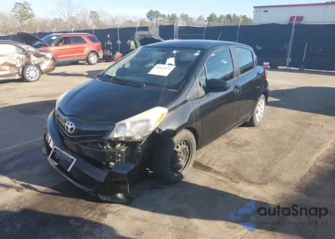 2012 Toyota Yaris Le z USA, uszkodzony, nr VIN JTDKTUD32CD536960
